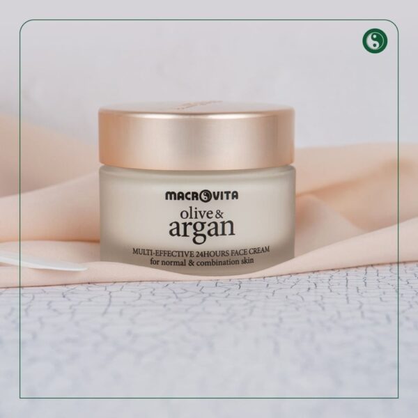 Macrovita Olive & Argan Multi-Effective naturalny 24-godzinny krem do cery normalnej i mieszanej 50ml