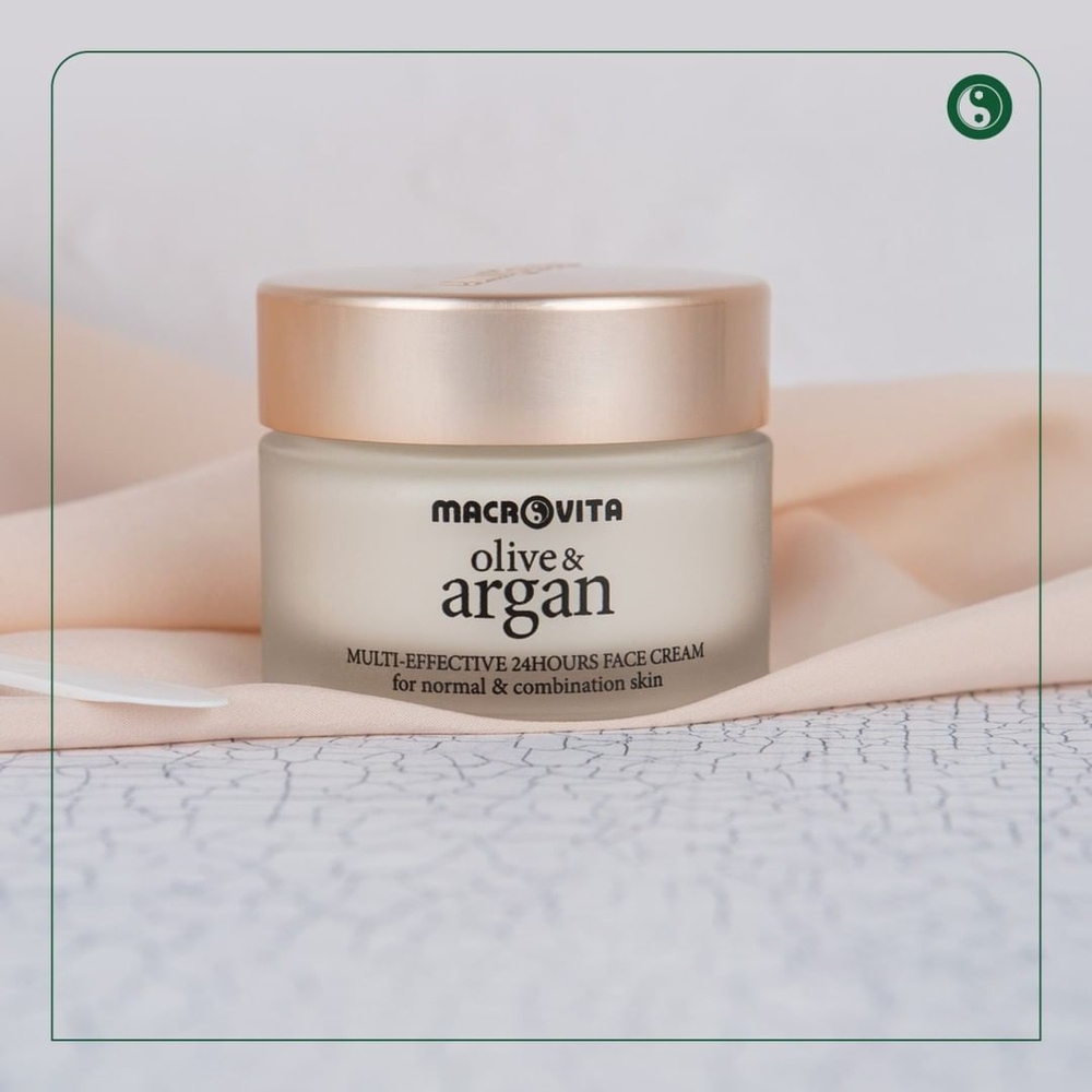 Macrovita Olive & Argan Multi-Effective naturalny 24-godzinny krem do cery normalnej i mieszanej 50ml