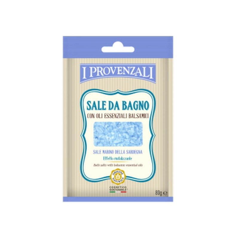 I Provenzali sardyńska sól morska do kąpieli (saszetka) 80g
