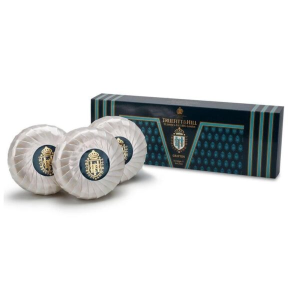 Truefitt & Hill GRAFTON trójpak luksusowych mydeł 3x150gr
