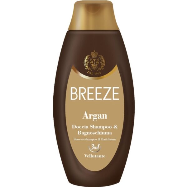 Breeze Argan 3w1 żel pod prysznic, szampon i kąpiel 400ml