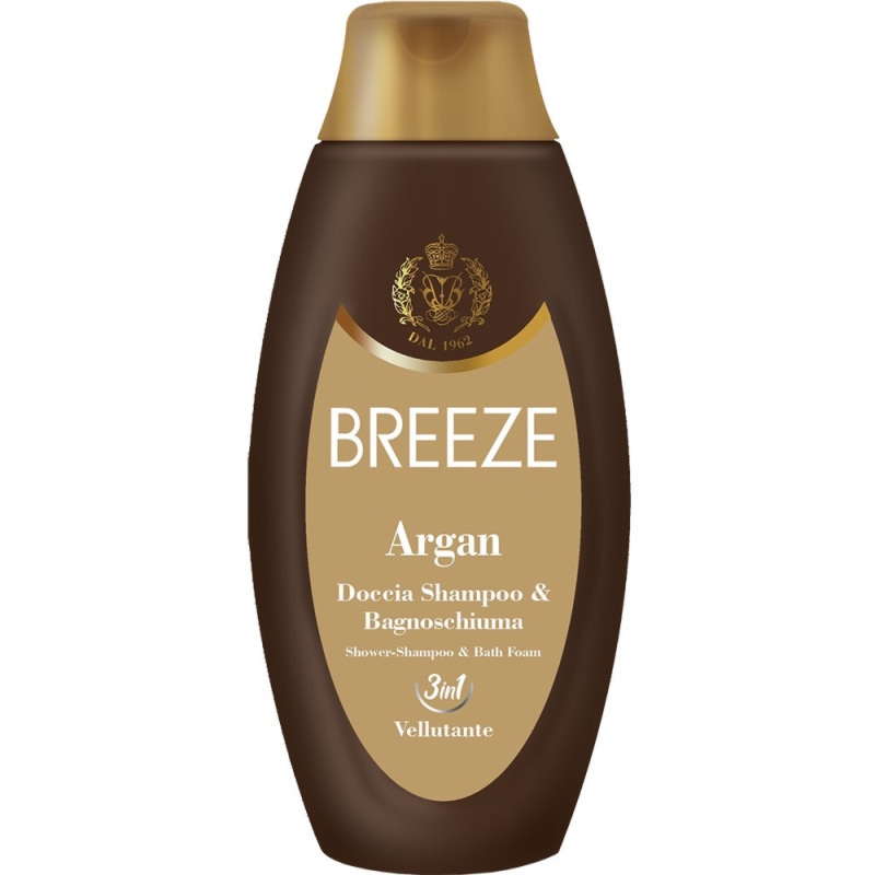 Breeze Argan 3w1 żel pod prysznic, szampon i kąpiel 400ml