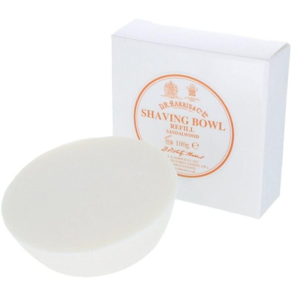 D.R.Harris SANDALWOOD mydło do golenia uzupełnienie 100g