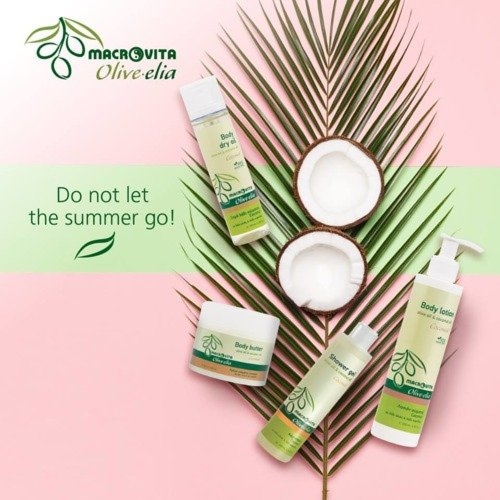 Macrovita Olive.elia Coconut naturalne masło do ciała z bio-oliwą i olejkiem kokosowym 200ml