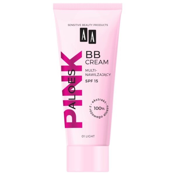 AA Aloes Pink Multinawilżający Krem BB 01 Light 30 ml