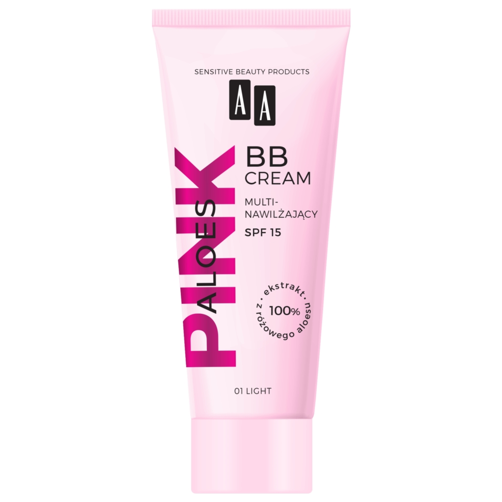 AA Aloes Pink Multinawilżający Krem BB 01 Light 30 ml