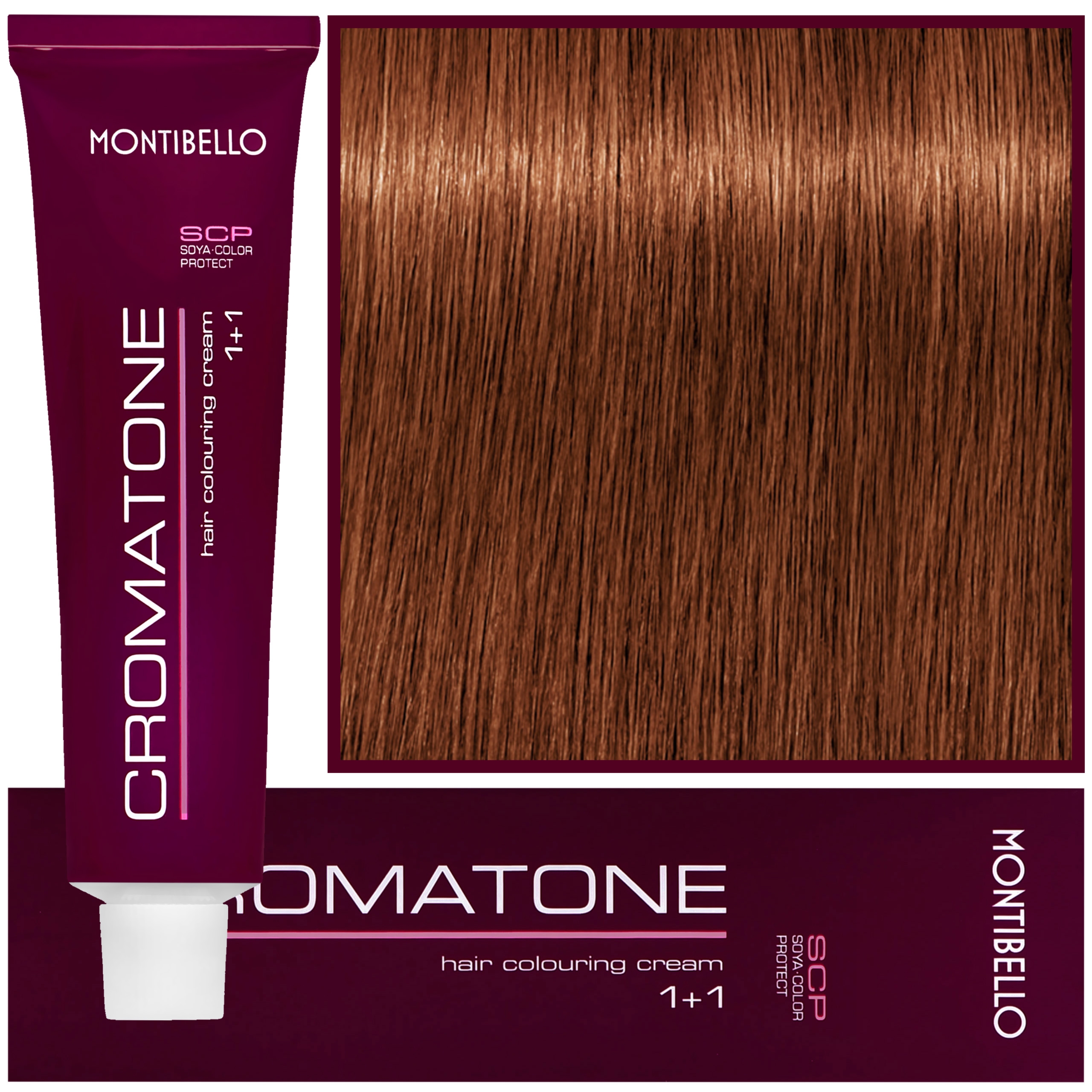 Montibello Cromatone - profesjonalna farba do trwałej koloryzacji, 60ml 8,43 | Jasny Miedziany Złoty Blond