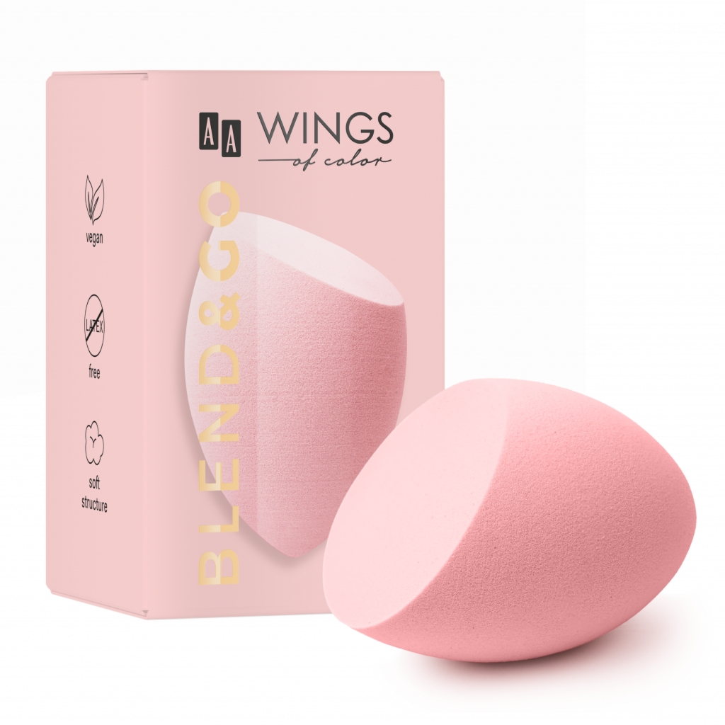 AA WINGS OF COLOR Blend & Go Precision Make-up Sponge Precyzyjna gąbka do makijażu 1 szt.