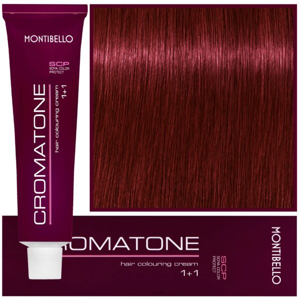 Montibello Cromatone - profesjonalna farba do trwałej koloryzacji, 60ml 7,78 | Średni Czerwony Fioletowy Blond