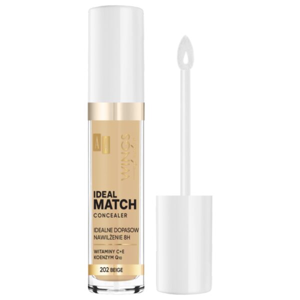 AA WINGS OF COLOR Ideal Match Concealer Korektor Nawilżający 202 Beige 6,2 g