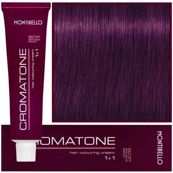 Montibello Cromatone - profesjonalna farba do trwałej koloryzacji, 60ml 7,88 | Średni Intensywny Fioletowy Blond