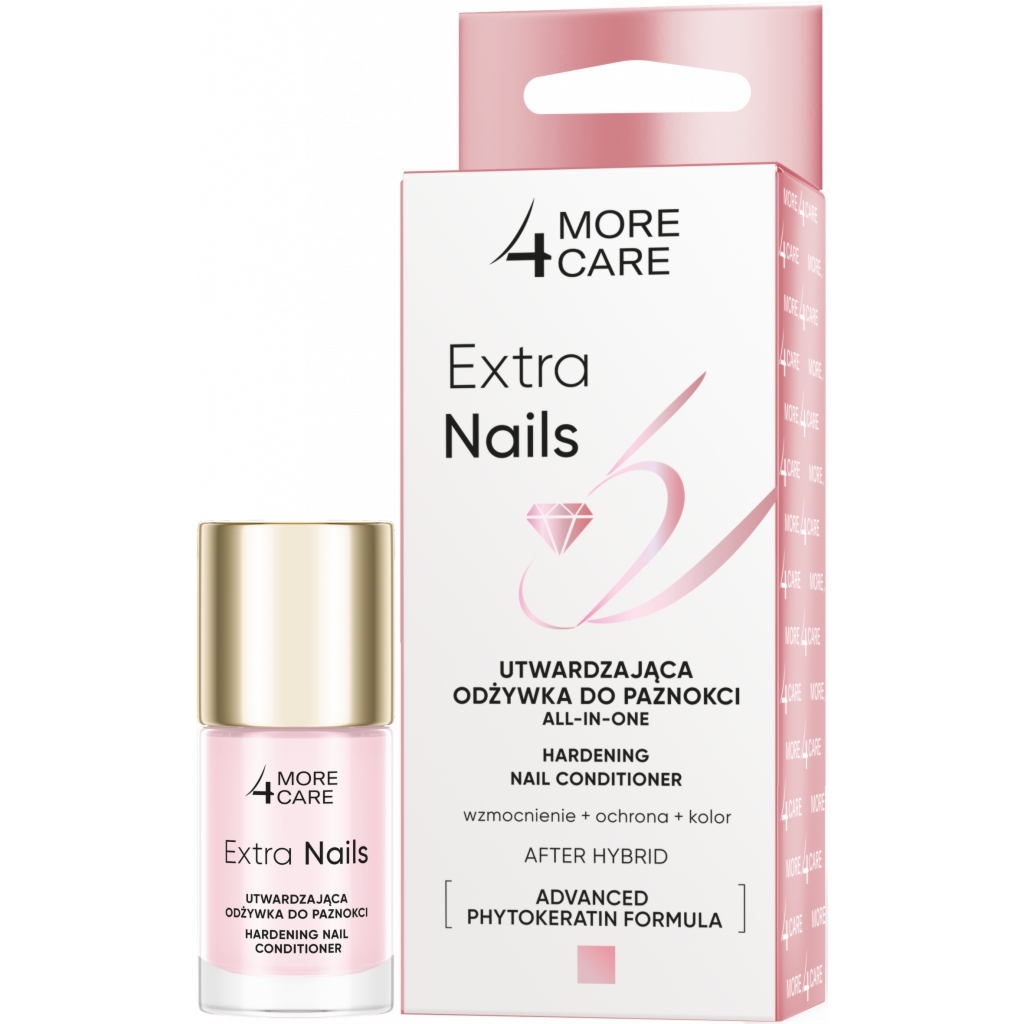MORE4CARE Extra Nails Utwardzająca odżywka do paznokci 10 ml