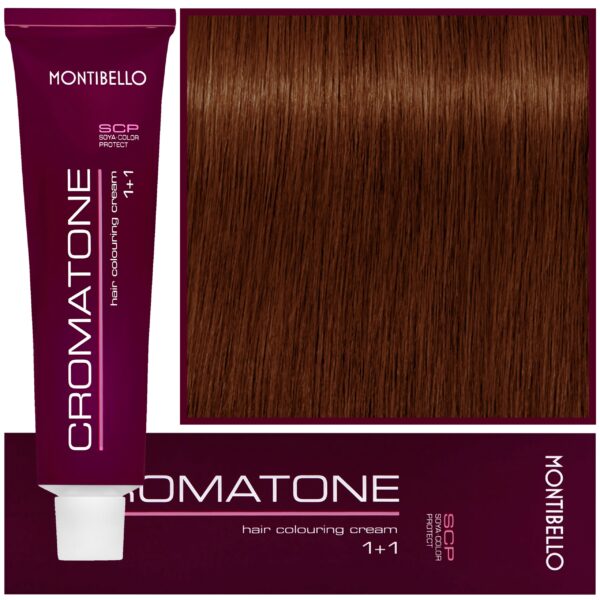 Montibello Cromatone - profesjonalna farba do trwałej koloryzacji, 60ml 7,43 | Średni Miedziany Złoty Blond