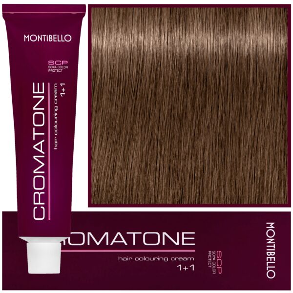 Montibello Cromatone - profesjonalna farba do trwałej koloryzacji, 60ml 8,60 | Jasny Brązowy Naturalny Blond