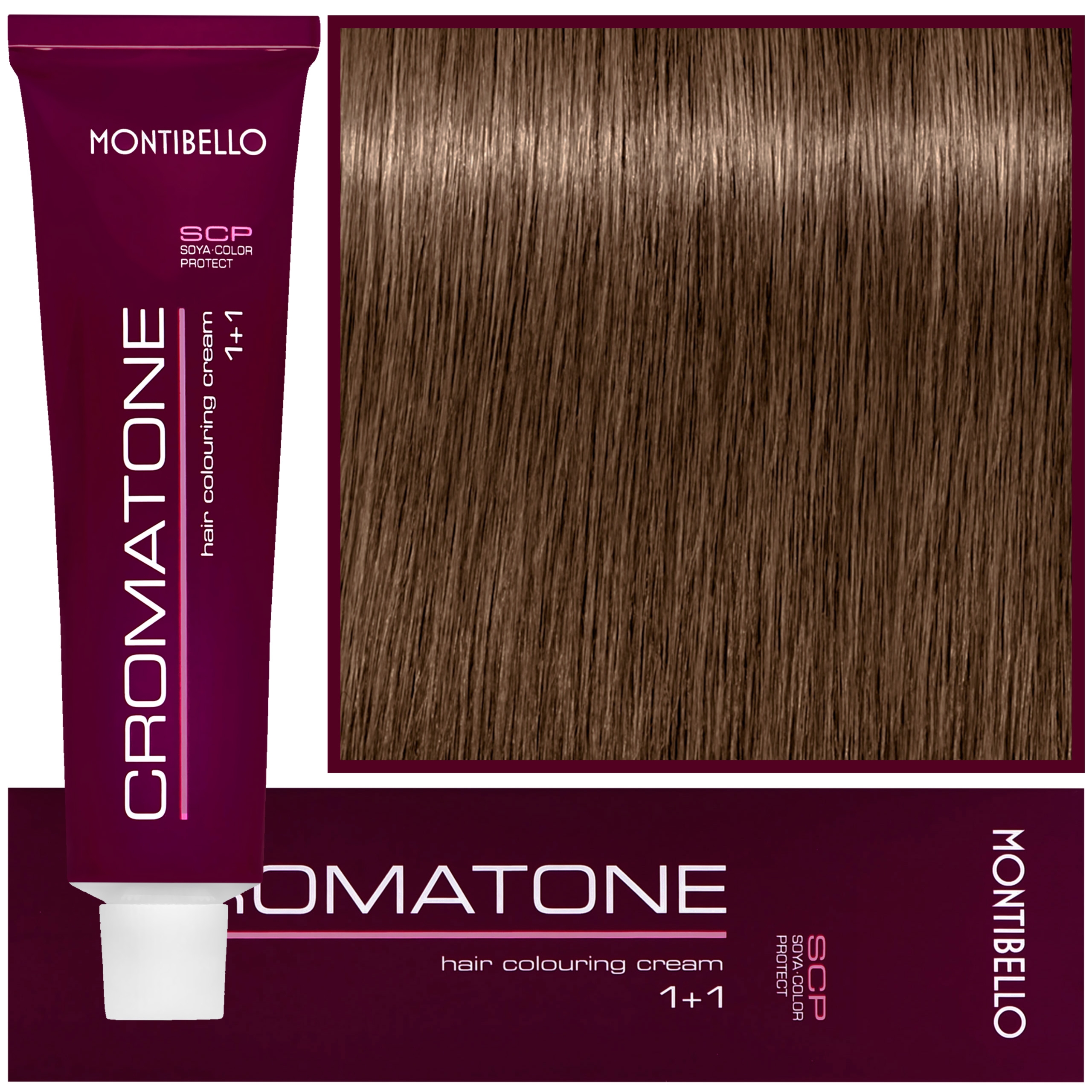 Montibello Cromatone - profesjonalna farba do trwałej koloryzacji, 60ml 8,60 | Jasny Brązowy Naturalny Blond