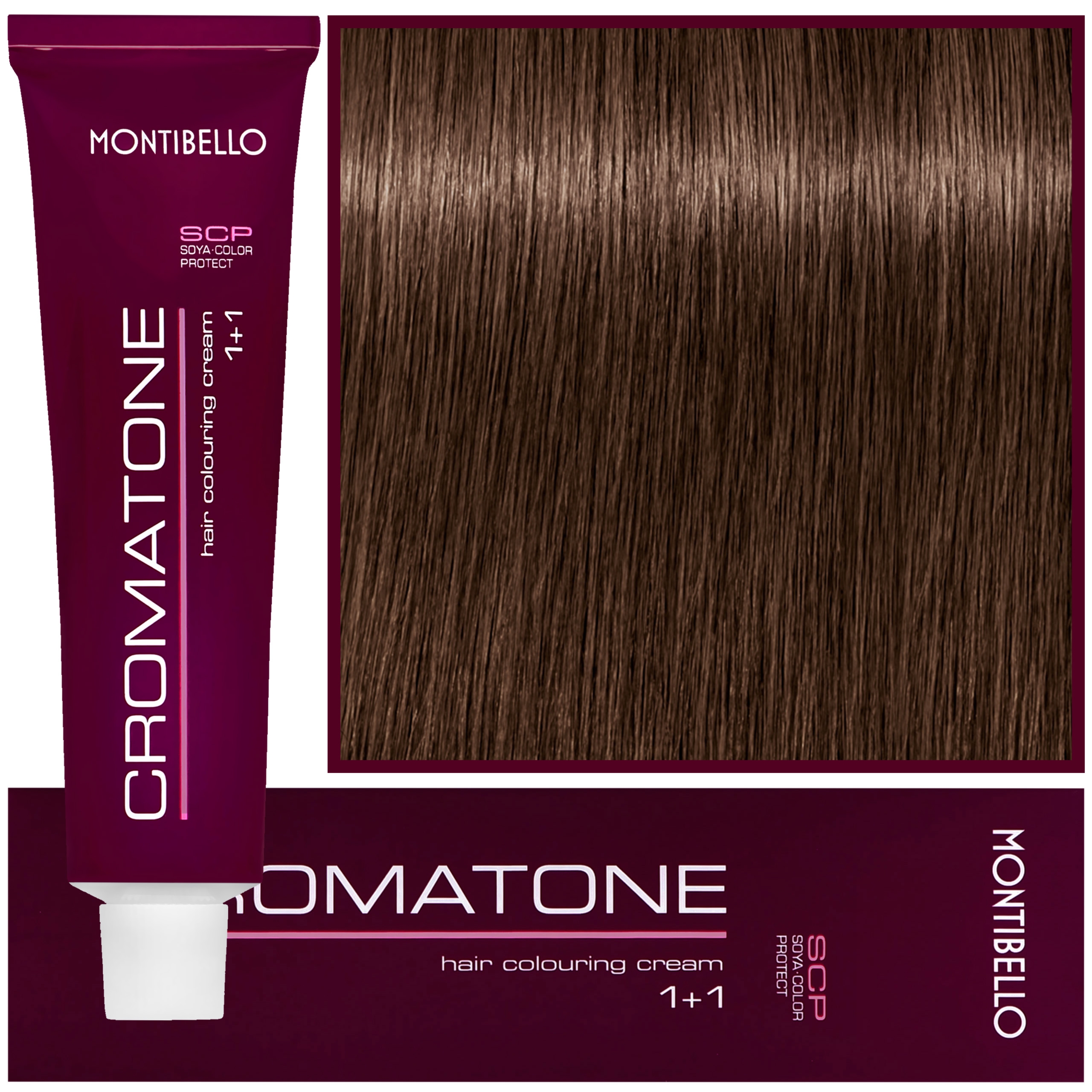 Montibello Cromatone - profesjonalna farba do trwałej koloryzacji, 60ml 7,60 | Średni Brązowy Naturalny Blond