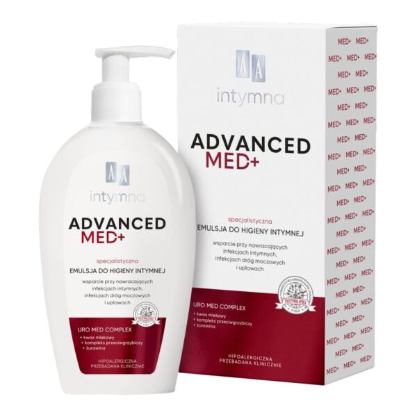AA Intymna Med Advanced pH 3,5 Specjalistyczna emulsja do higieny intymnej dozownik 300 ml
