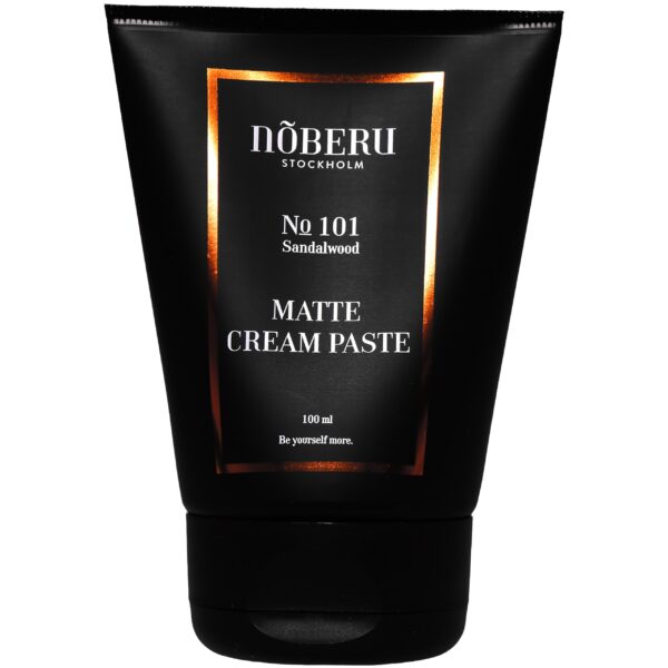 Noberu Matte Cream Paste Sandalwood - matowa pasta do stylizacji włosów, 100ml