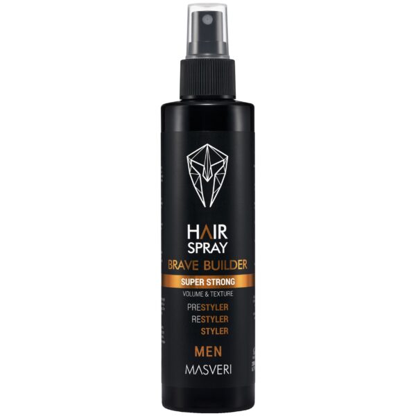 Masveri Hair Spray Brave Builder Super Strong – supermocny lakier do włosów, 200ml