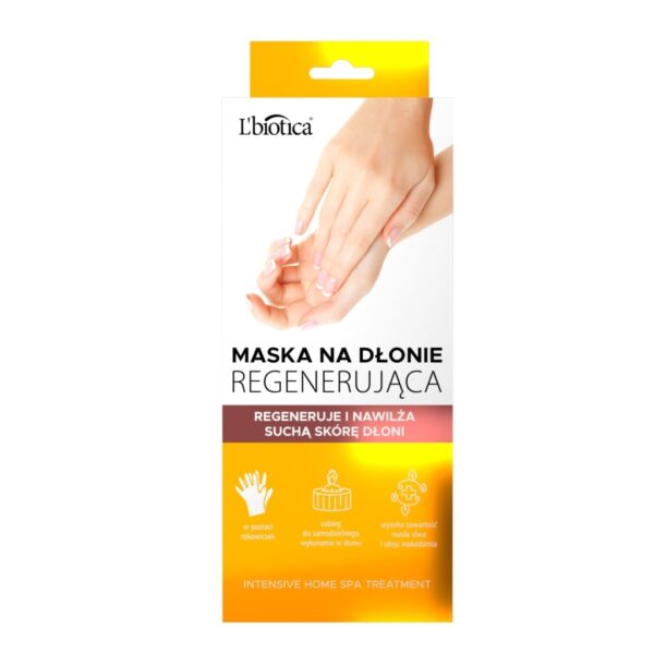 L'BIOTICA Regenerująca maska na dłonie 1 szt.