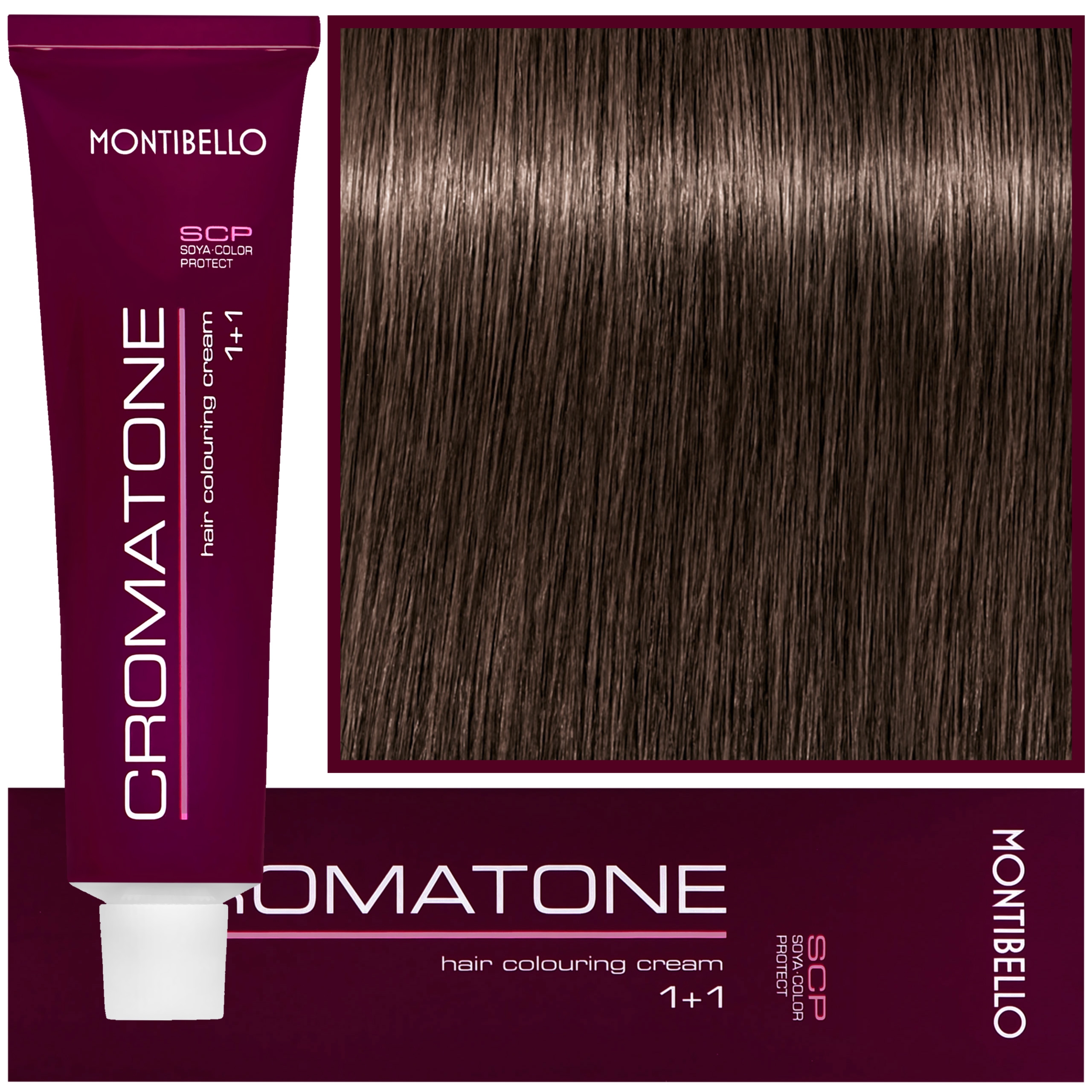Montibello Cromatone - profesjonalna farba do trwałej koloryzacji, 60ml P7 | Średni Blond Plus