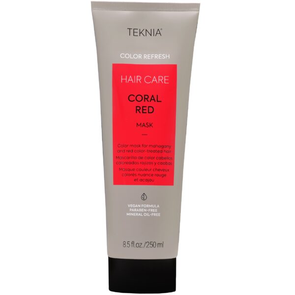 Lakme Teknia Refresh Mask - maska odświeżająca kolor, 250ml Coral Red | Koralowa Czerwień