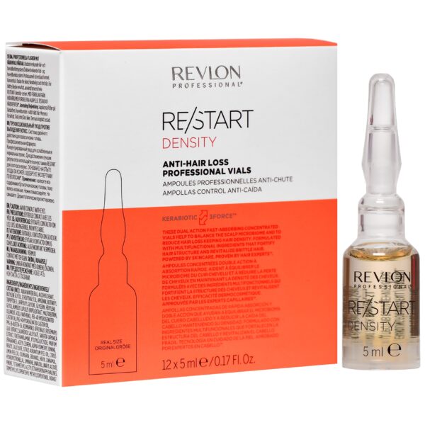Revlon Restart Density Hair Loss - ampułki przeciw wypadaniu włosów, 12x5ml