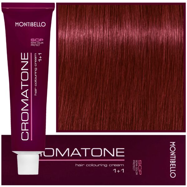 Montibello Cromatone - profesjonalna farba do trwałej koloryzacji, 60ml 7,7 | Średni Czerwony Blond