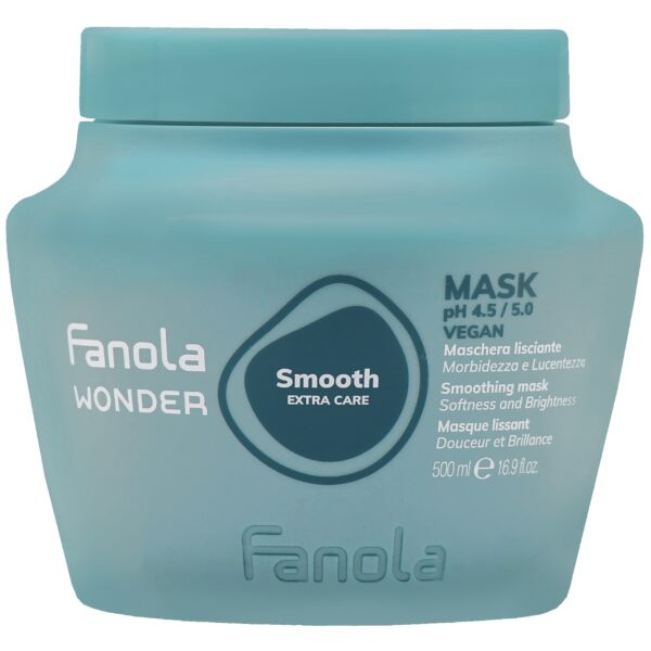 Fanola Wonder Smooth Mask – wygładzająca maska do włosów puszących się, 500ml