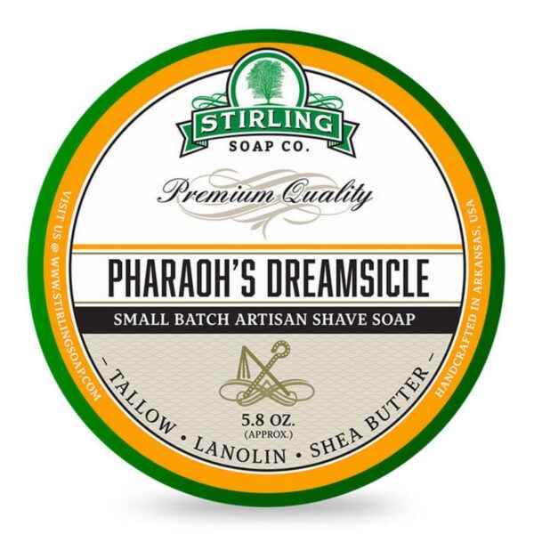 Stirling Pharaoh's Deamsicle mydło do golenia w tyglu 170ml