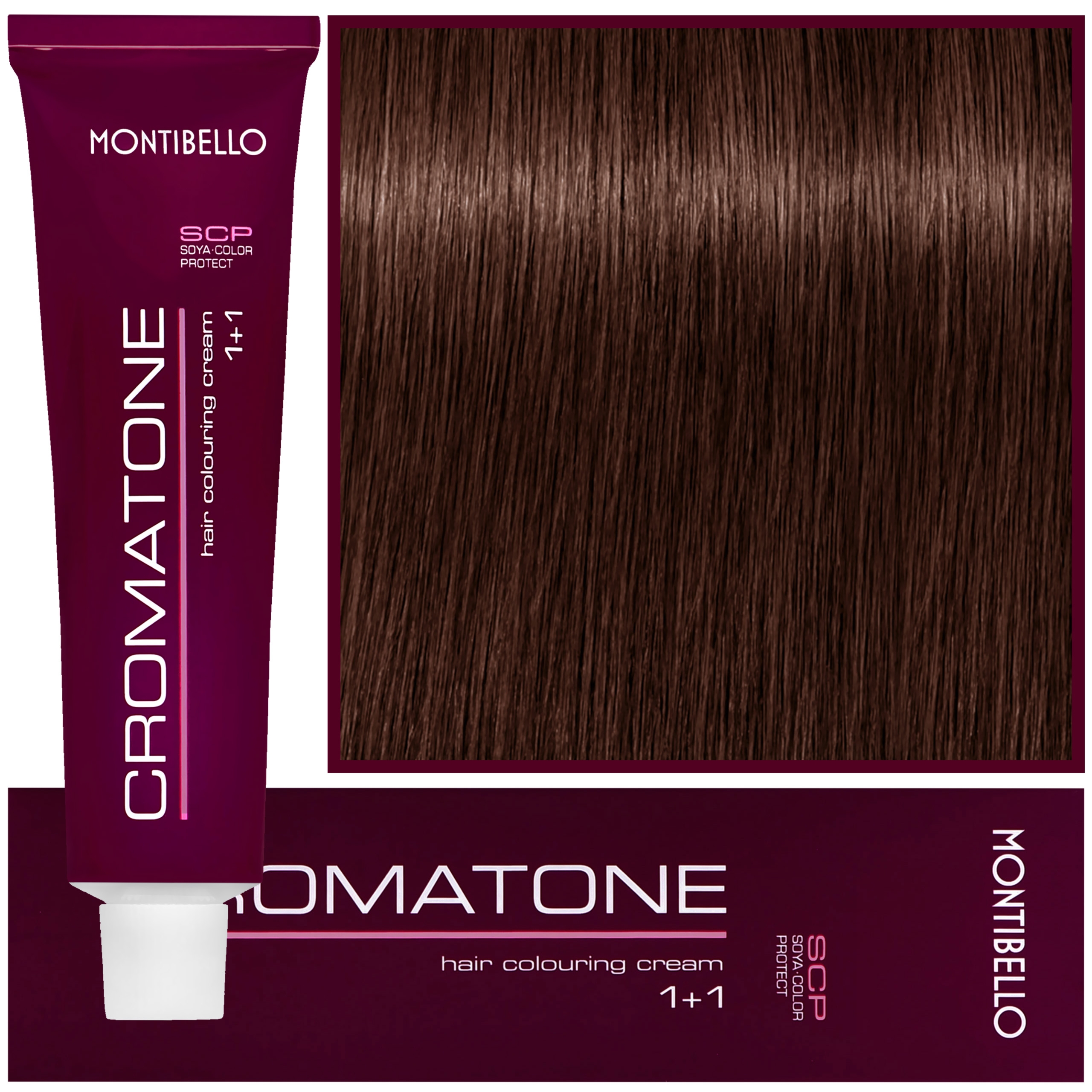 Montibello Cromatone - profesjonalna farba do trwałej koloryzacji, 60ml 6,60 | Ciemny Brązowy Naturalny Blond