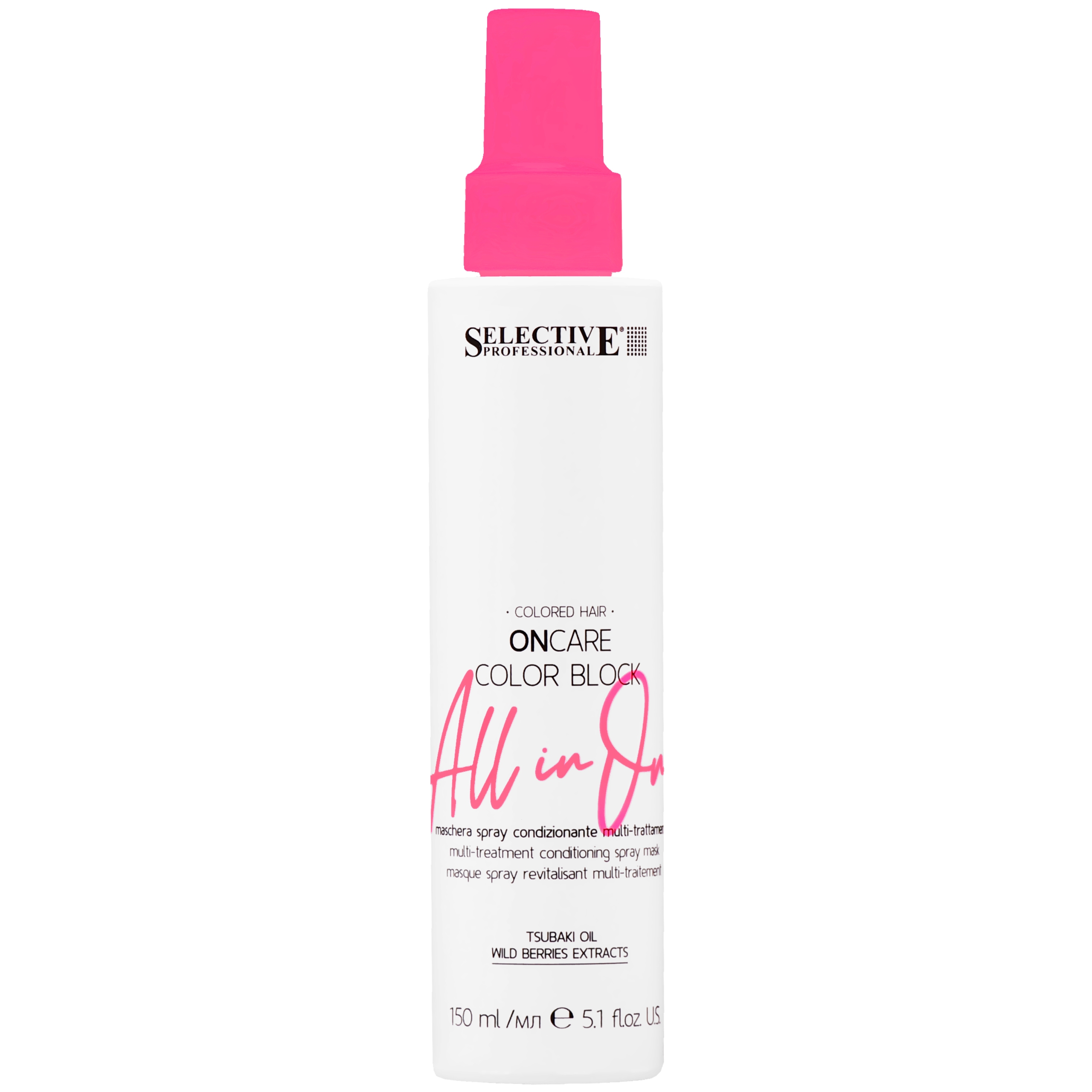 Selective OnCare Color Block All in One – odżywcza maska w sprayu do włosów farbowanych, 150ml