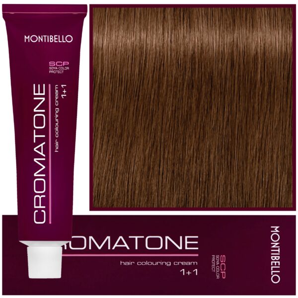 Montibello Cromatone - profesjonalna farba do trwałej koloryzacji, 60ml P8 | Jasny Blond Plus