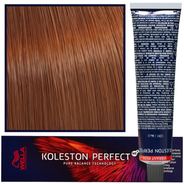 Wella Koleston Perfect Me - profesjonalna farba do koloryzacji włosów, 60ml 7/47 Średni blond miedziano-brązowy