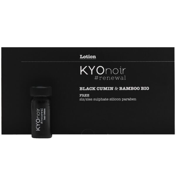 KYO Noir Black Cumin & Bamboo Lotion - intensywna kuracja do włosów, 12x11ml