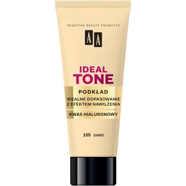 AA Make Up Ideal Tone foundation Perfekcyjne dopasowanie 105 sand 30 ml