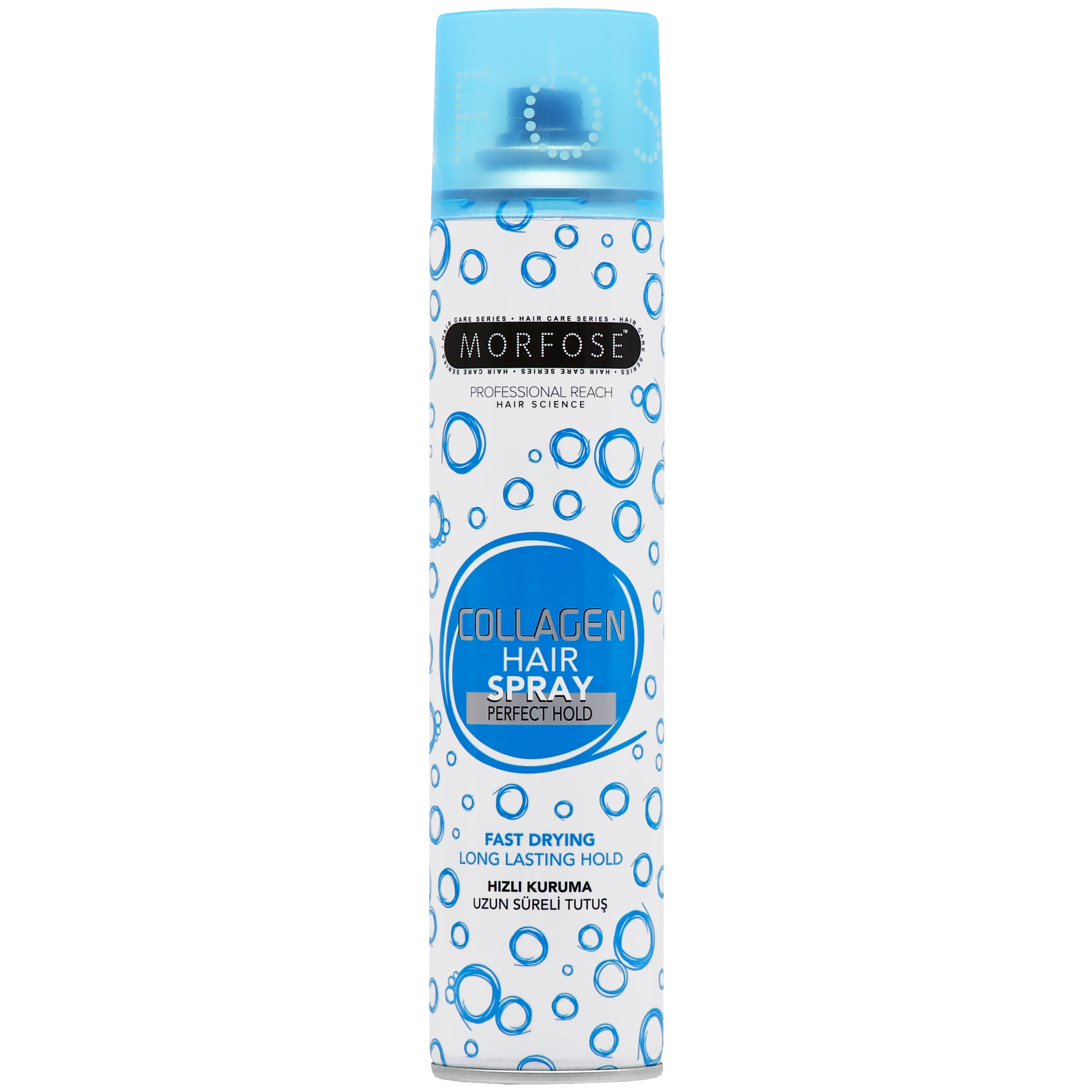 Morfose Collagen Hair Spray – lakier do włosów zwiększający objętość i utrwalenie, 250 ml