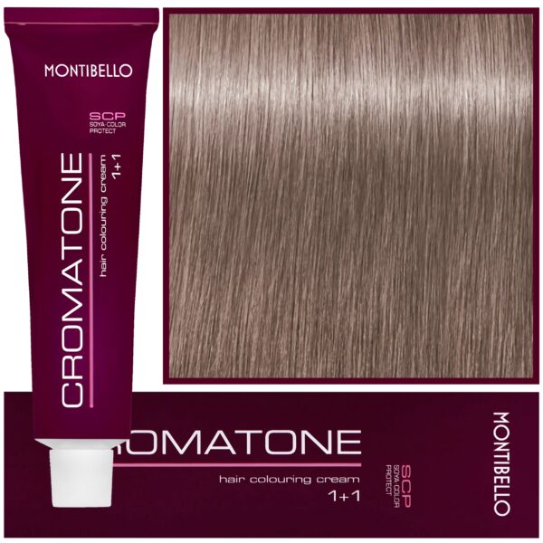 Montibello Cromatone - profesjonalna farba do trwałej koloryzacji, 60ml 9,11 | Bardzo Jasny Intensywny Popielaty Blond
