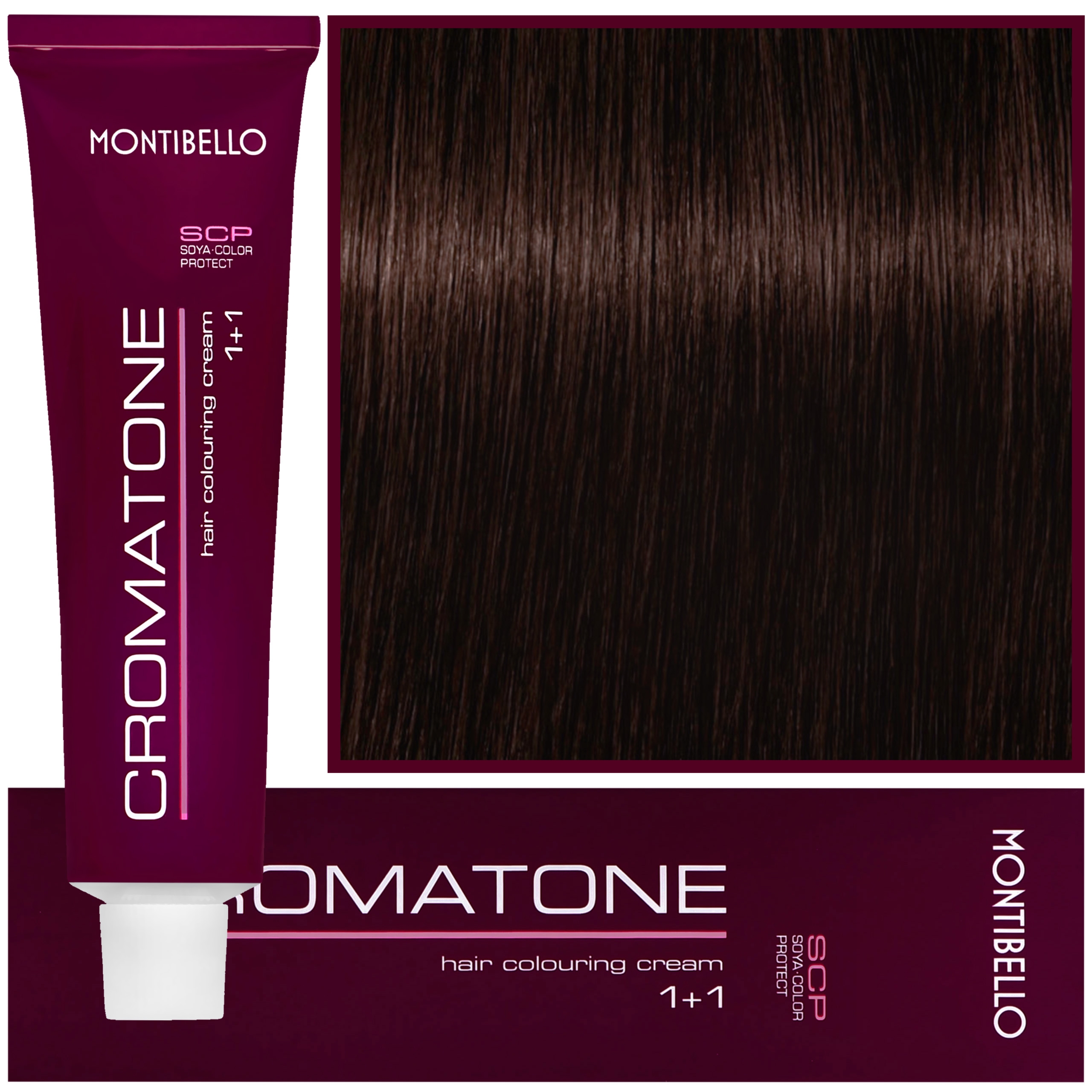 Montibello Cromatone - profesjonalna farba do trwałej koloryzacji, 60ml 6,63 | Ciemny Brązowy Złoty Blond