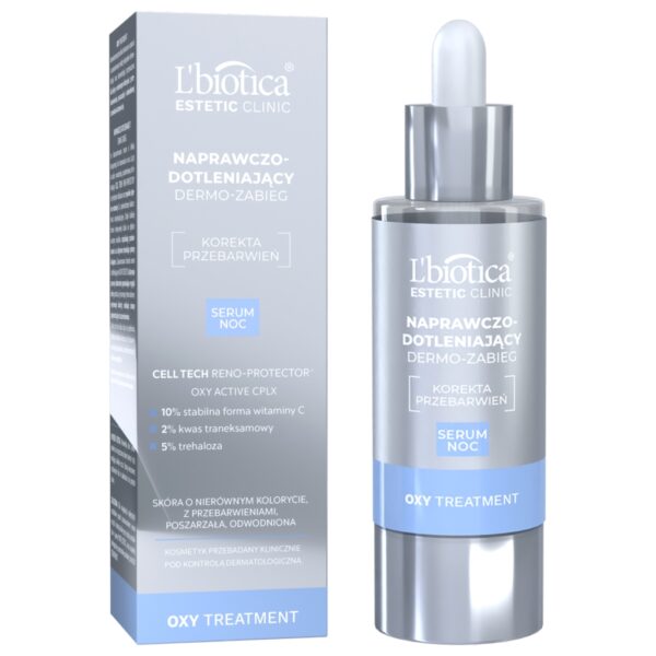 L'BIOTICA Estetic Clinic OXY Treatment Naprawczo-dotleniający dermo zabieg serum noc 30 ml
