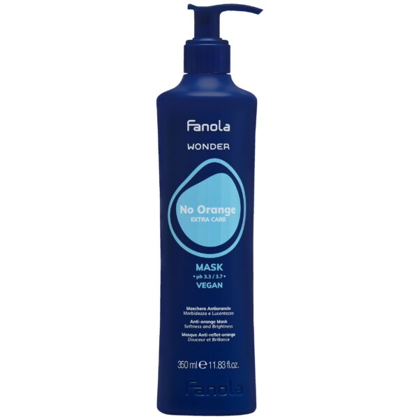 Fanola Wonder No Orange Mask – profesjonalna maska do neutralizacji miedzianych refleksów, 350ml