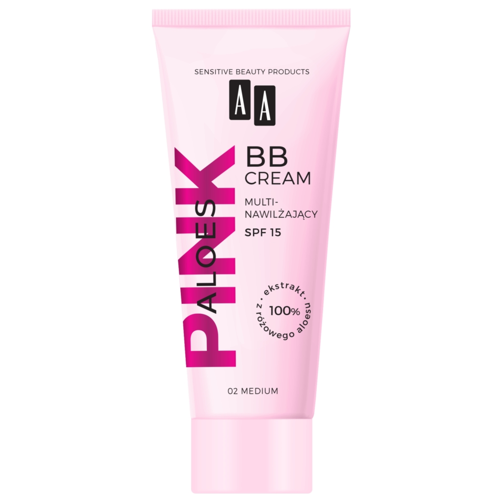 AA Aloes Pink Multinawilżający Krem BB 02 Medium 30 ml