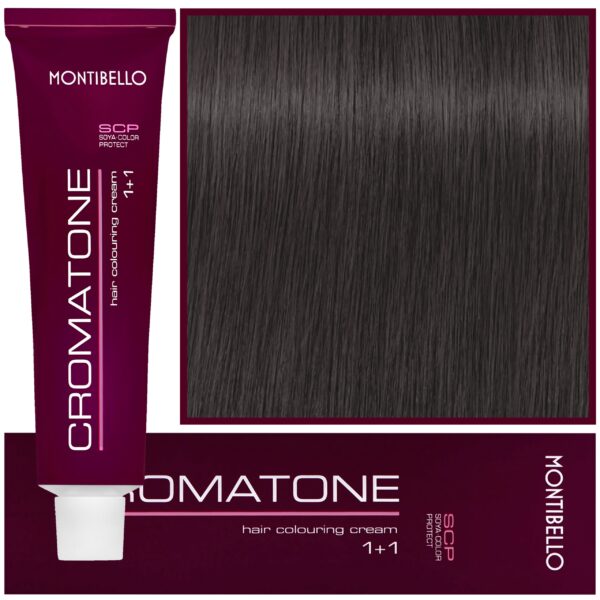 Montibello Cromatone - profesjonalna farba do trwałej koloryzacji, 60ml 6,11 | Ciemny Intensywny Popielaty Blond