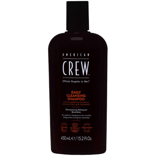 American Crew Daily Cleansing Shampoo - oczyszczający szampon do codziennego mycia włosów, 450ml