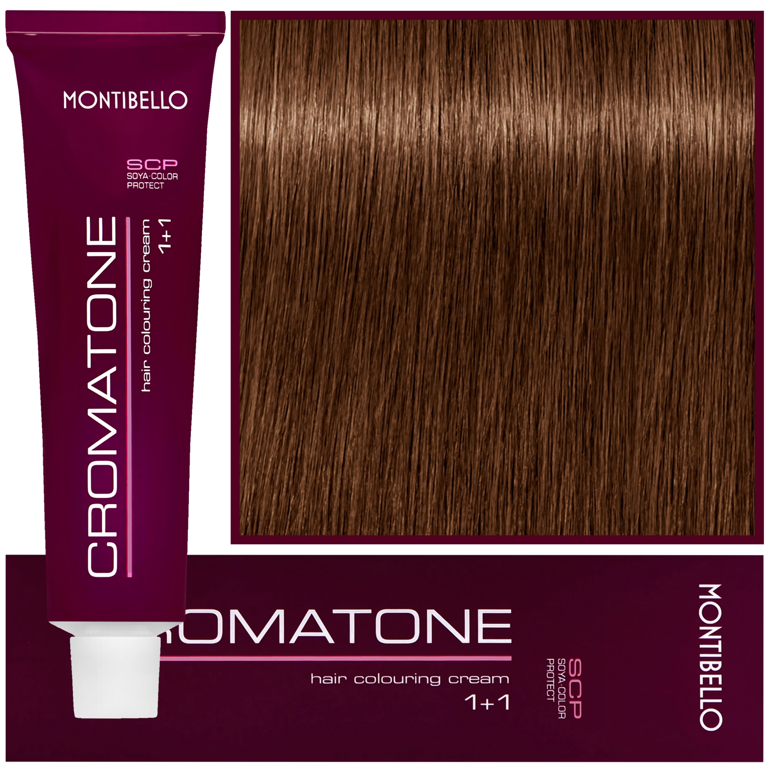 Montibello Cromatone - profesjonalna farba do trwałej koloryzacji, 60ml 7,36 | Średni Złoty Brązowy Blond