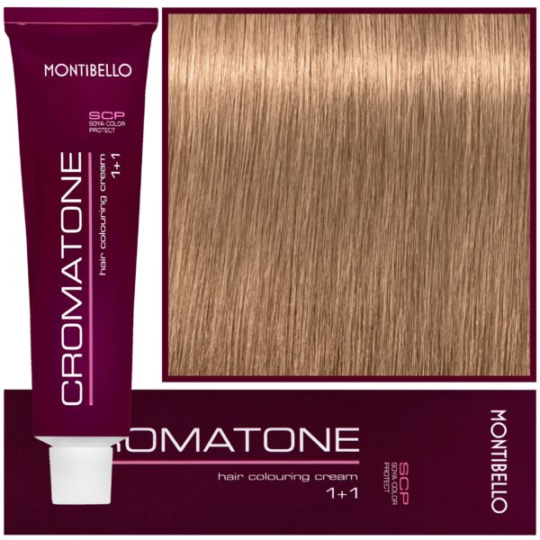 Montibello Cromatone - profesjonalna farba do trwałej koloryzacji, 60ml 10,13 | Najjaśniejszy Popielaty Złoty Blond