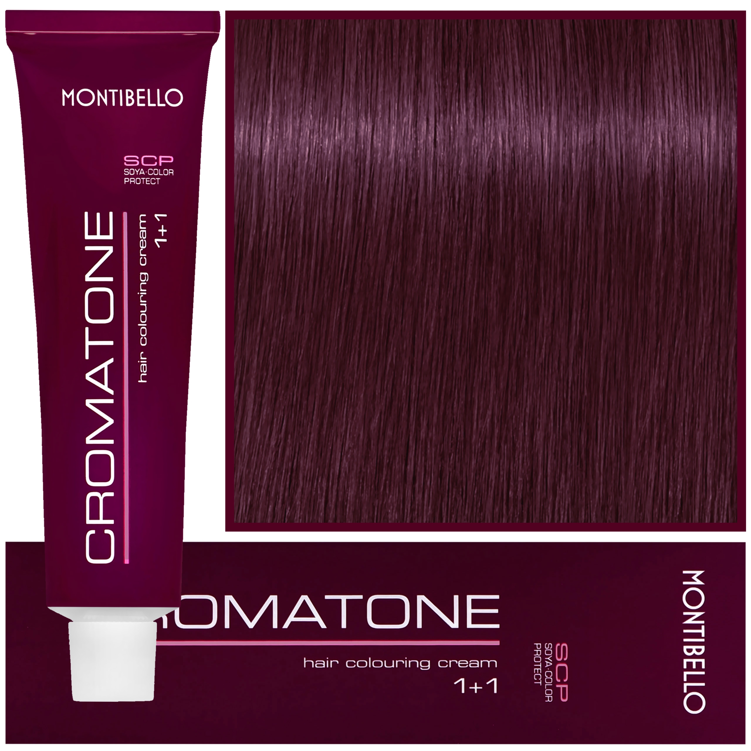 Montibello Cromatone - profesjonalna farba do trwałej koloryzacji, 60ml 6,57 | Ciemny Mahoniowy Czerwony Blond