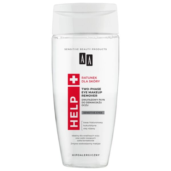 AA Help Dwufazowy płyn do demakijażu oczu 150 ml