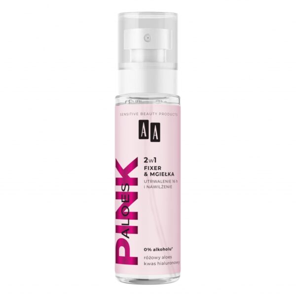 AA Pink Aloes Utrwalająco-nawilżający spray 2w1 100 ml