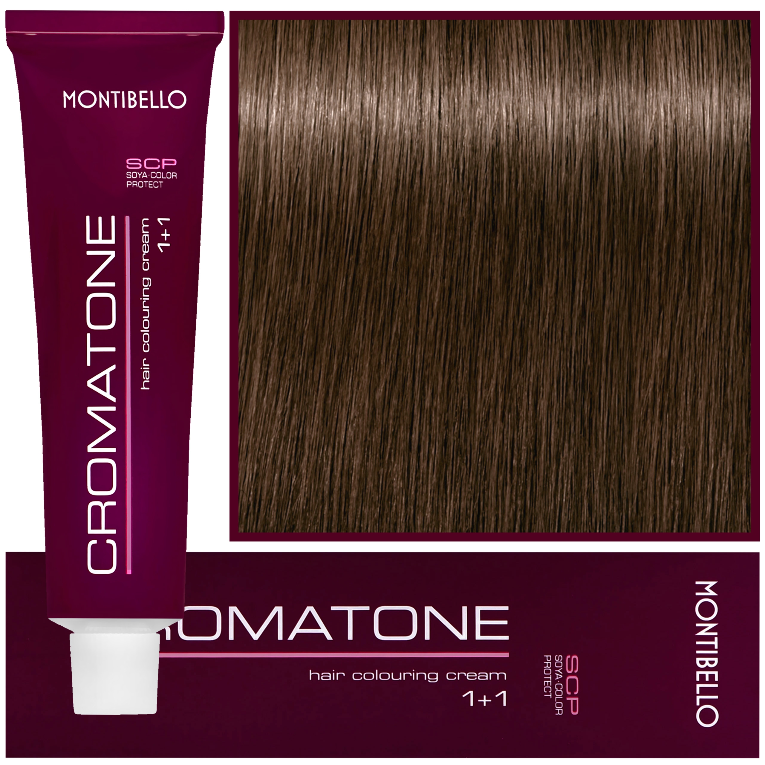 Montibello Cromatone - profesjonalna farba do trwałej koloryzacji, 60ml 7,63 | Średni Brązowy Złoty Blond